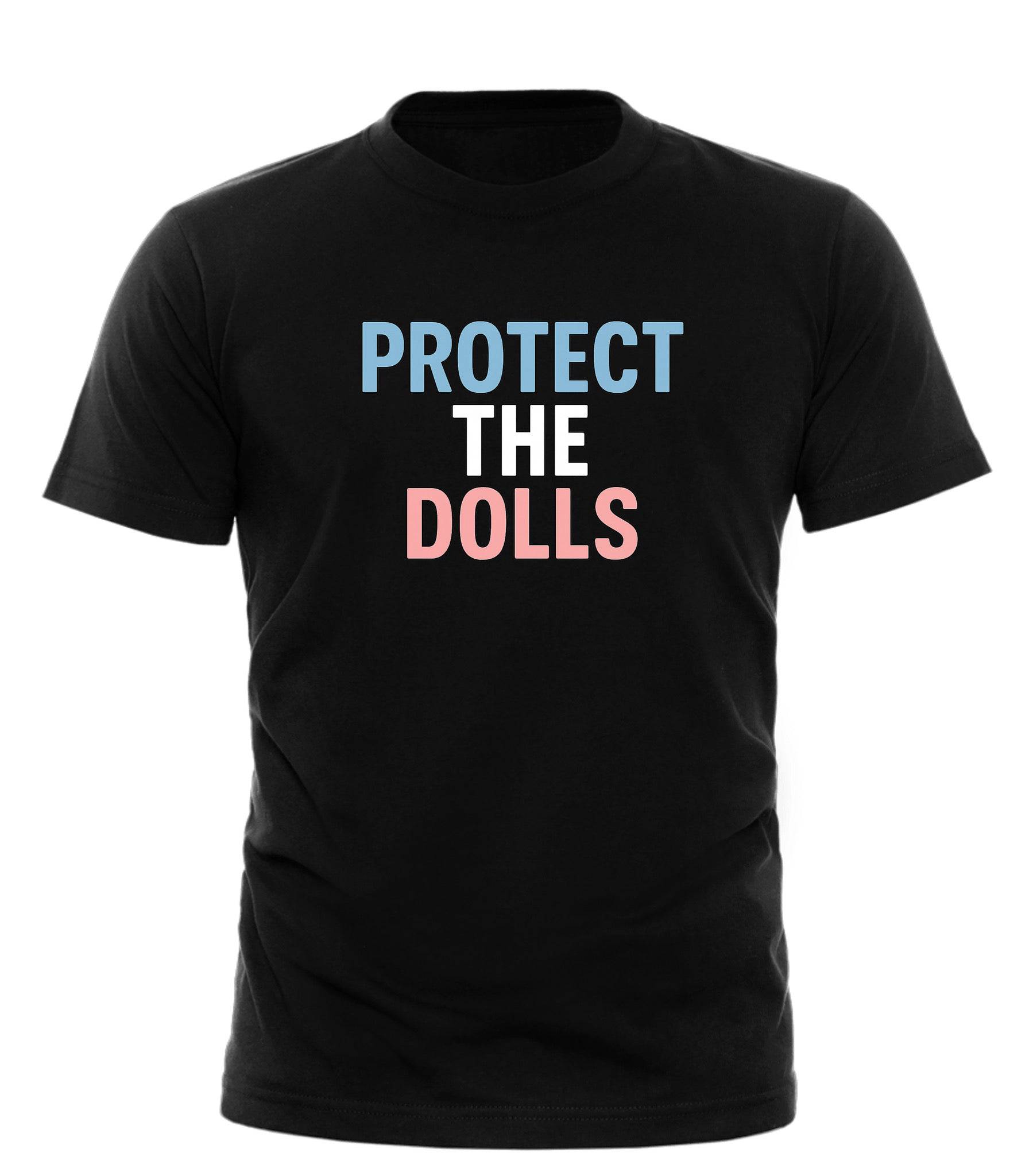 Protect The Dolls T-shirt - Stylish and Meaningful Apparel for Doll Lovers - Good Trouble Fashion