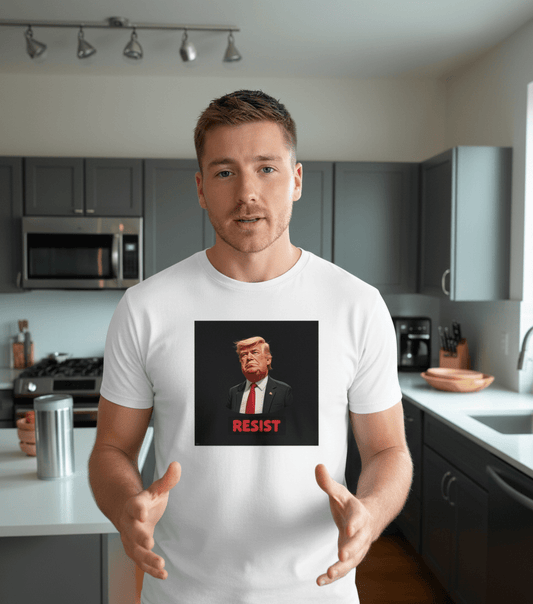 Resist Trump Graphic Tee - Bold Statement Resist Trump T-shirt - Good Trouble Fashion