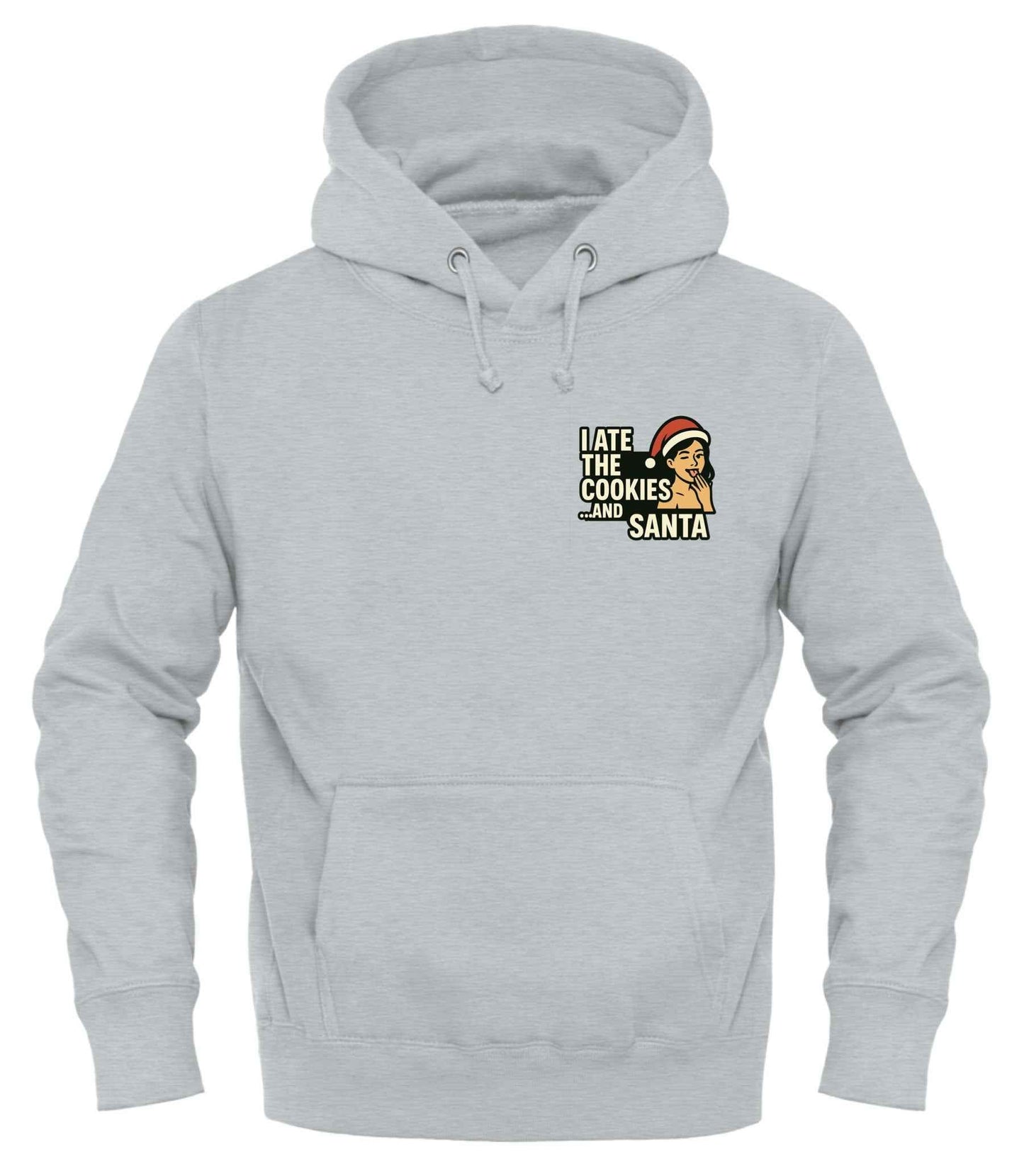 Santa Holiday Hoodie - Celebrate Comfort with Santa and His Cookies Good Trouble Holiday Edit - Good Trouble Fashion