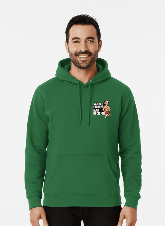 Santa's Favorite Hoodie - Perfect Bad Decision for Holiday Cheer - Good Trouble Fashion