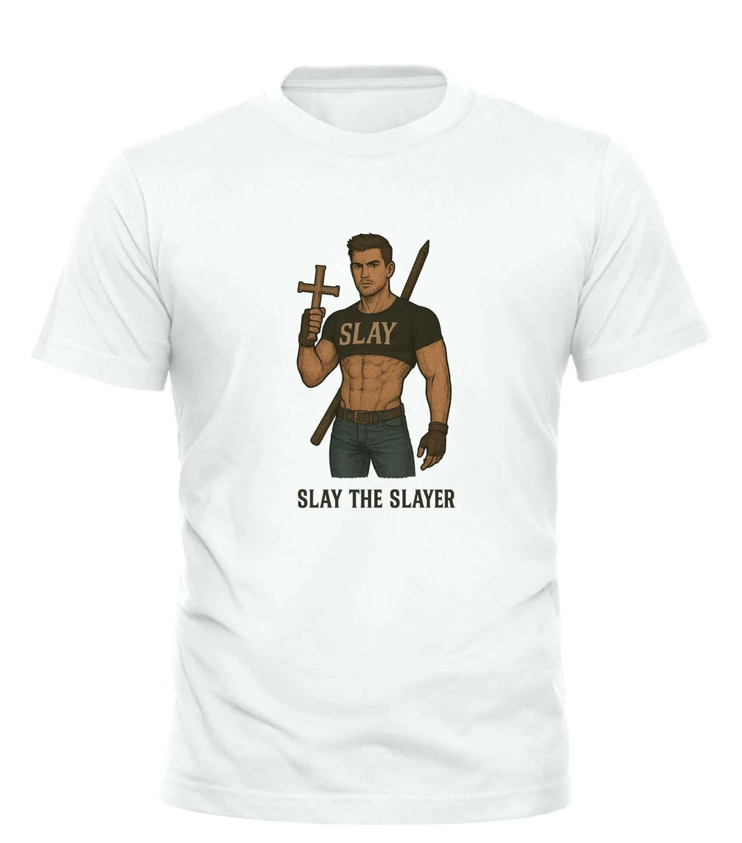 Slay the Slayer Tee for Fearless Fashion Statement - Good Trouble Fashion