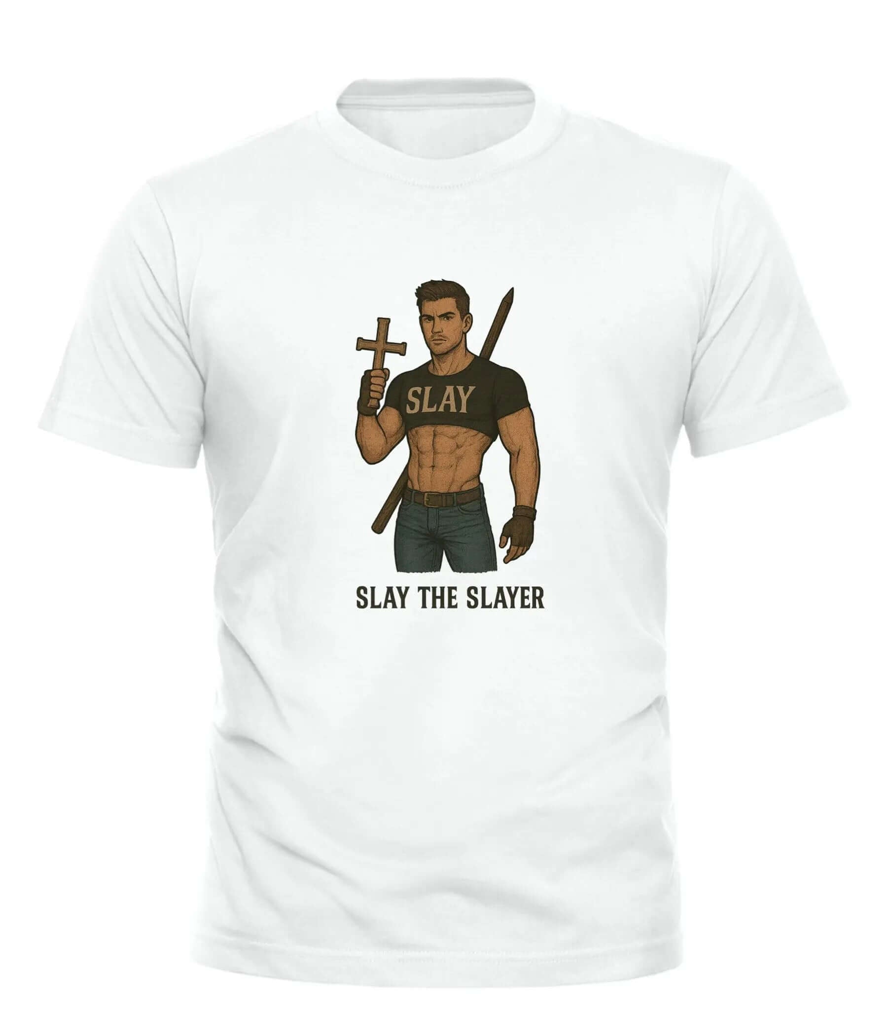 Slay the Slayer Tee for Fearless Fashion Statement - Good Trouble Fashion