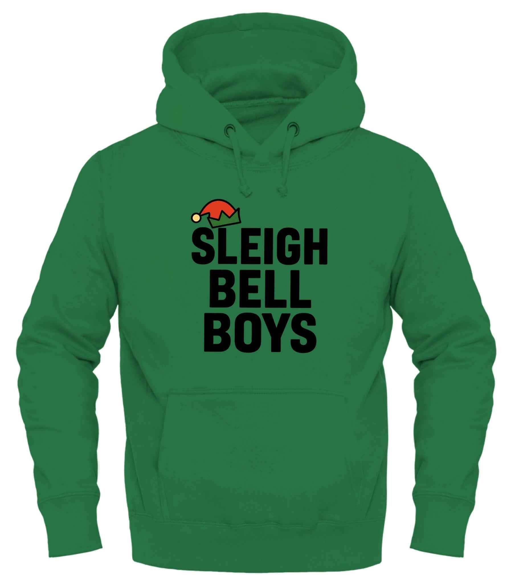 Sleigh Bell Boys Hoodie for Festive Cheer - Good Trouble Fashion