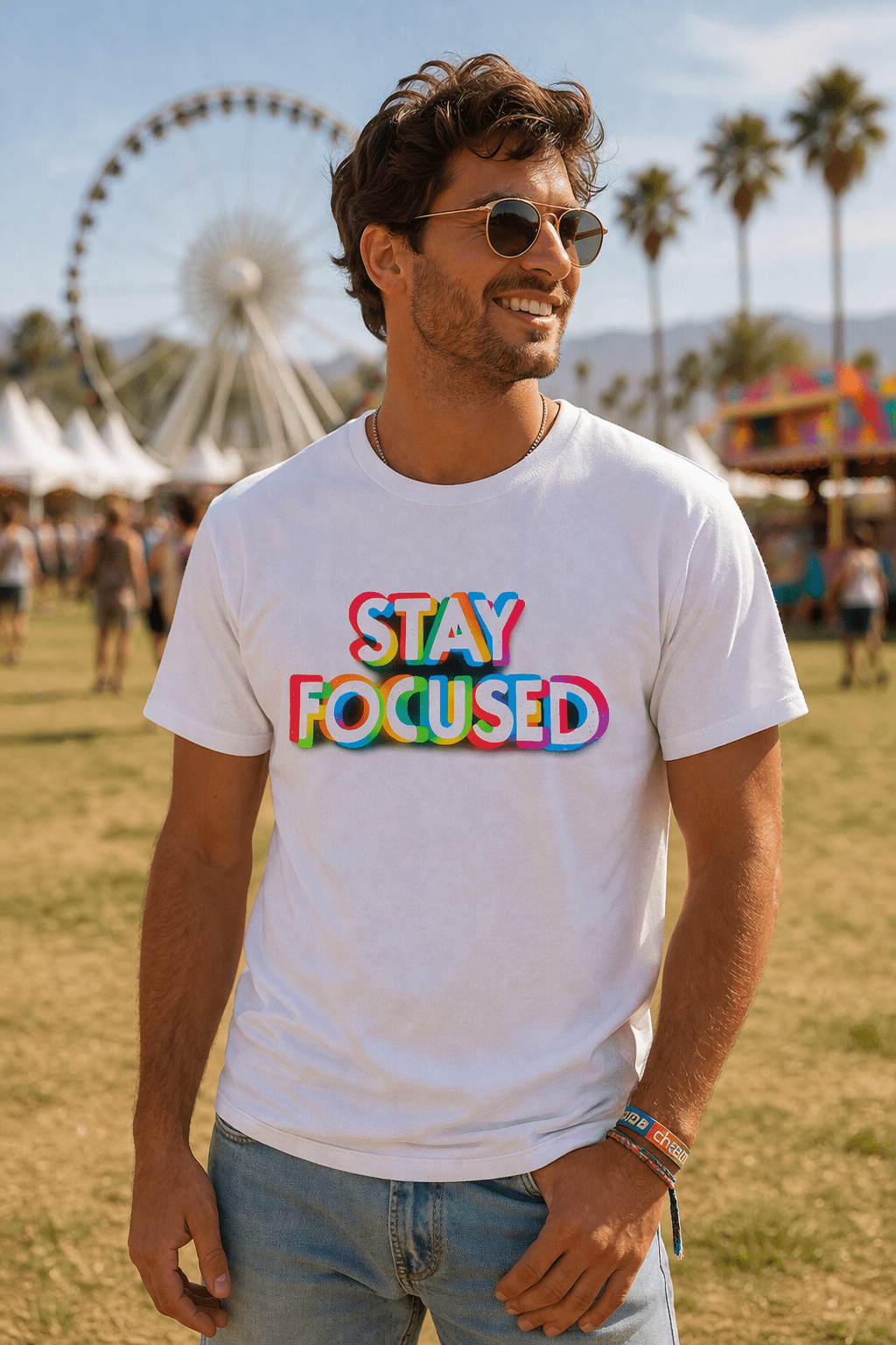 Stay Focused Pride Tee - Stylish Stay Focused T-Shirt for Every Occasion - Good Trouble Fashion