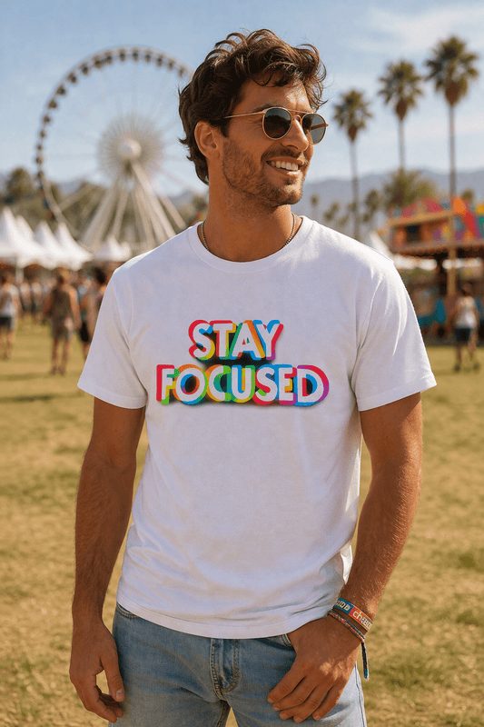 Stay Focused Pride Tee - Stylish Stay Focused T-Shirt for Every Occasion - Good Trouble Fashion