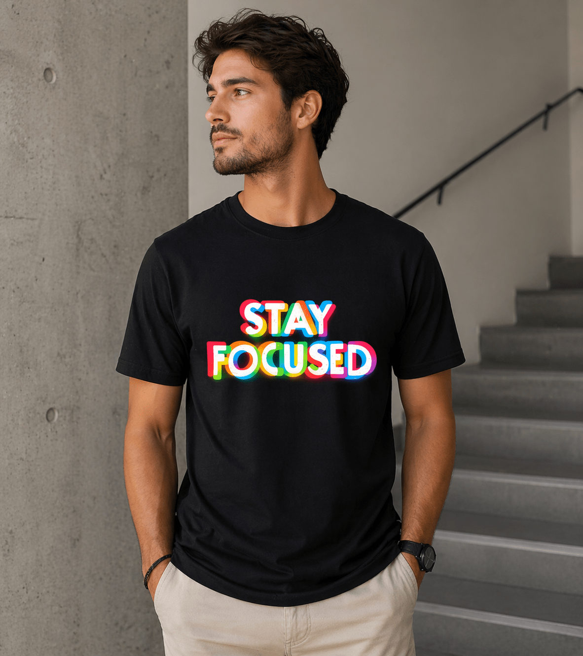 Stay Focused Pride Tee - Stylish Stay Focused T-Shirt for Every Occasion - Good Trouble Fashion