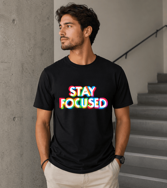 Stay Focused Pride Tee - Stylish Stay Focused T-Shirt for Every Occasion - Good Trouble Fashion