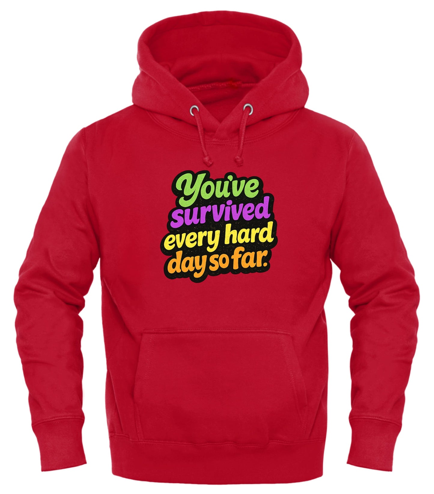 Survived Hard Days Hoodie - Inspirational Pullover Hoodie for Comfort and Resilience - Good Trouble Fashion