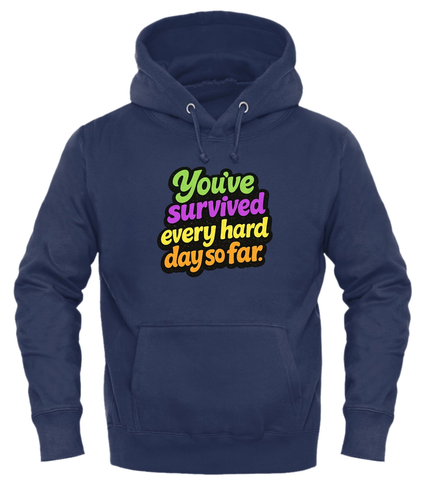 Survived Hard Days Hoodie - Inspirational Pullover Hoodie for Comfort and Resilience - Good Trouble Fashion