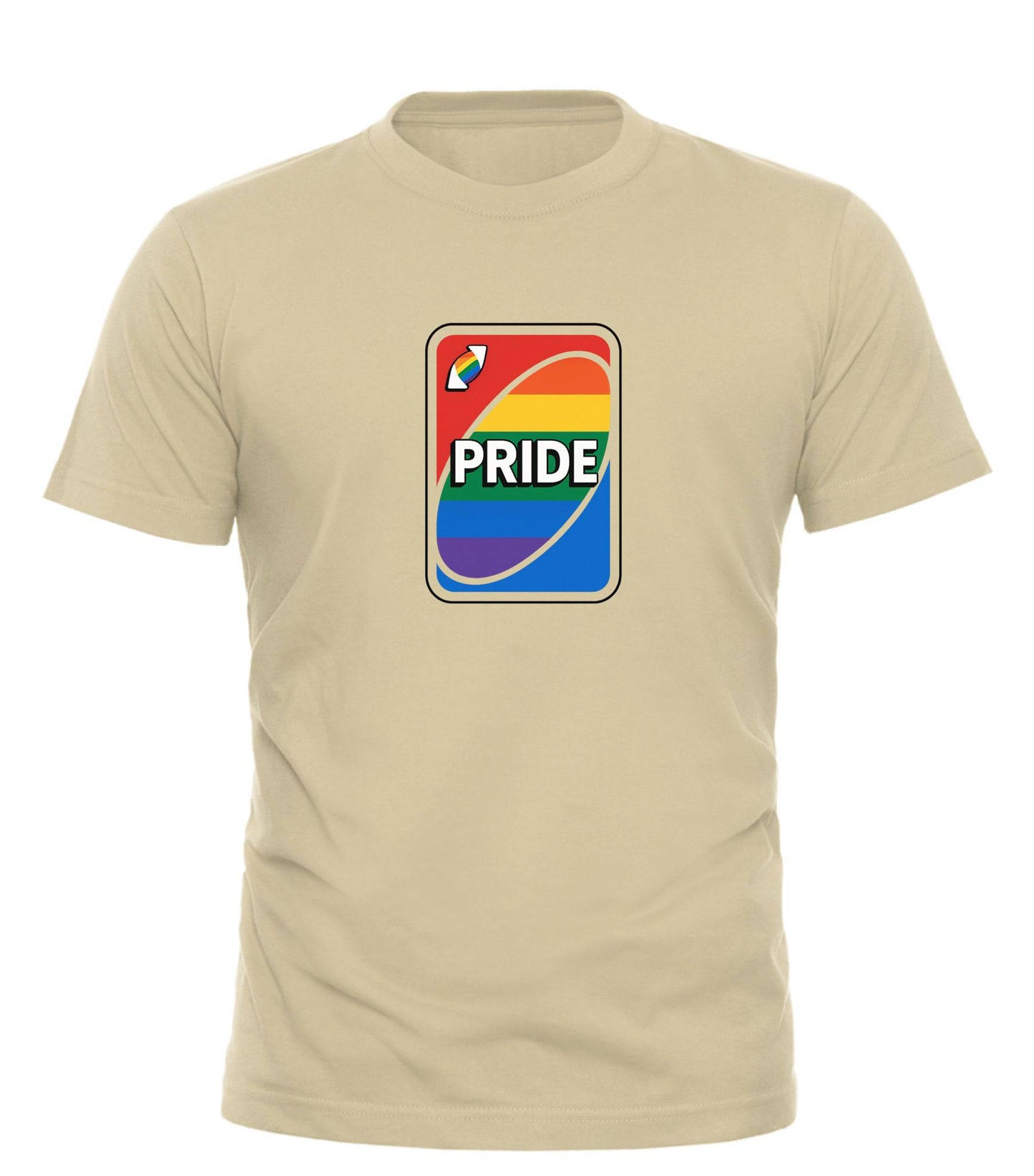 Uno Card Design Pride Tee by Good Trouble Fashion - Celebrate Pride with Style - Good Trouble Fashion