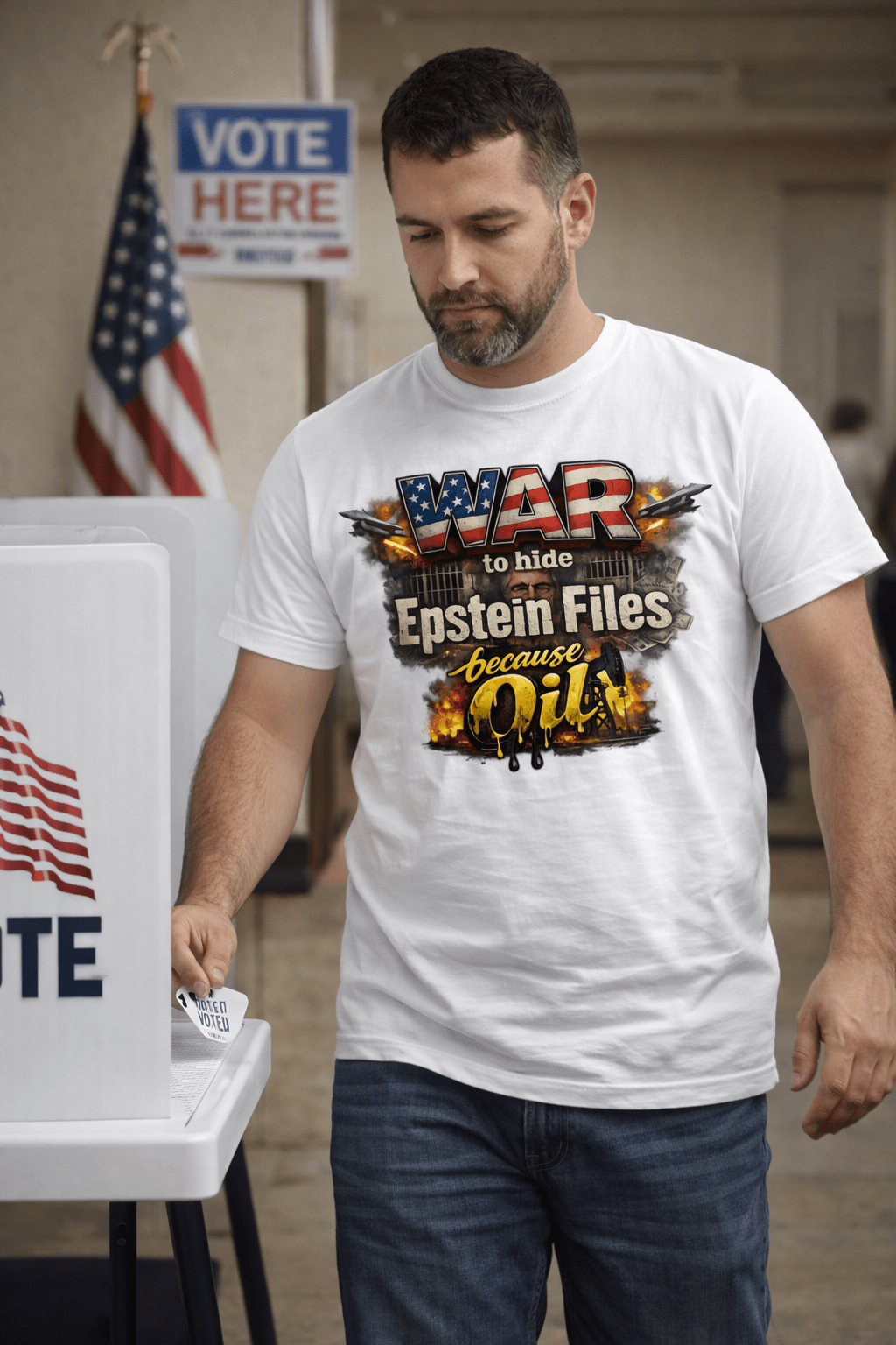 War Epstein File Secrets Tee - Unique Graphic Tee for Bold Statements - Good Trouble Fashion