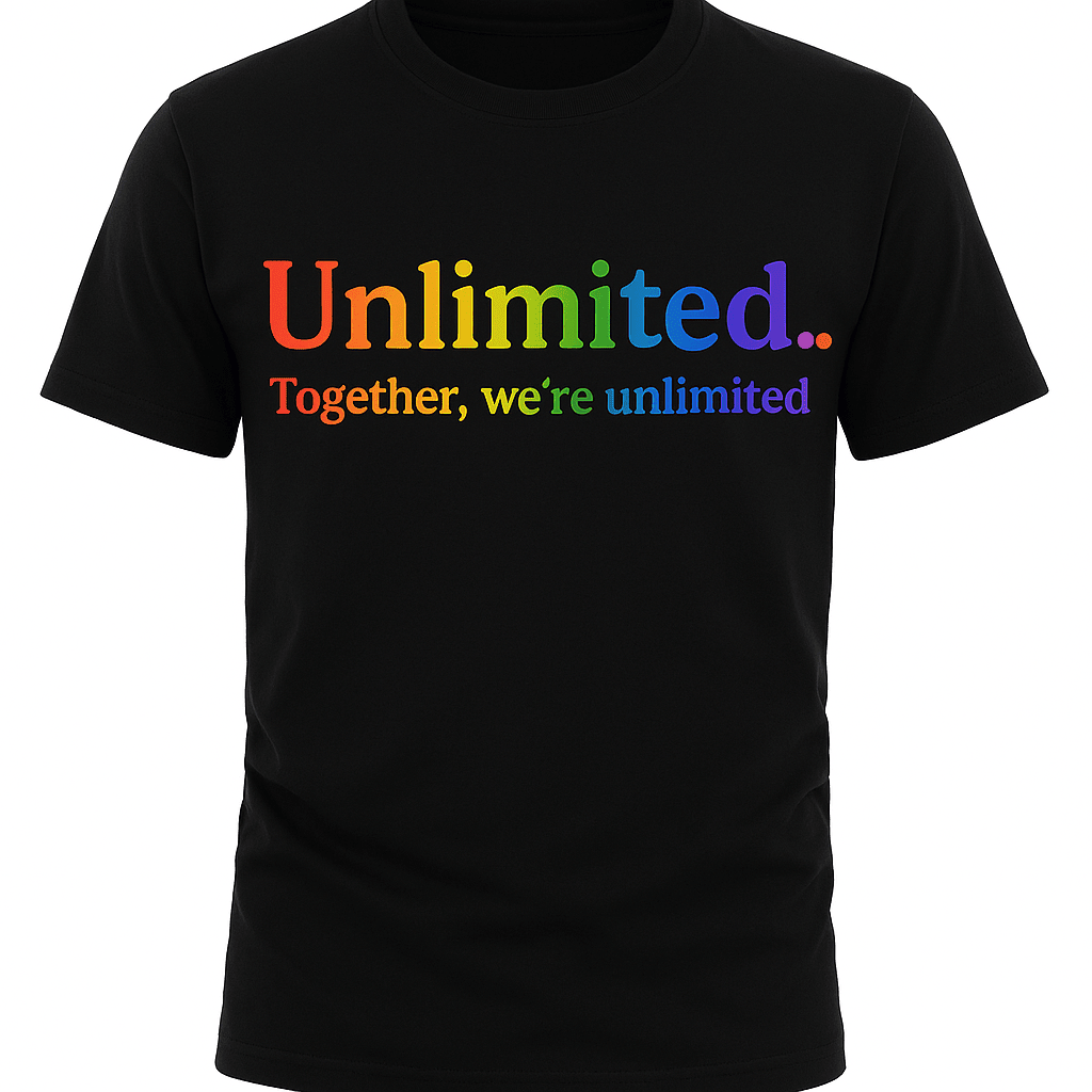 Wicked Unlimited Pride T-Shirt - Celebrate Your Identity in Style - Good Trouble Fashion
