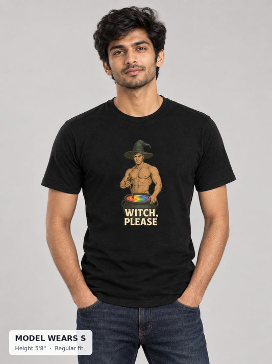 Witch Please Tee on model wearing size S - Good Trouble Fashion