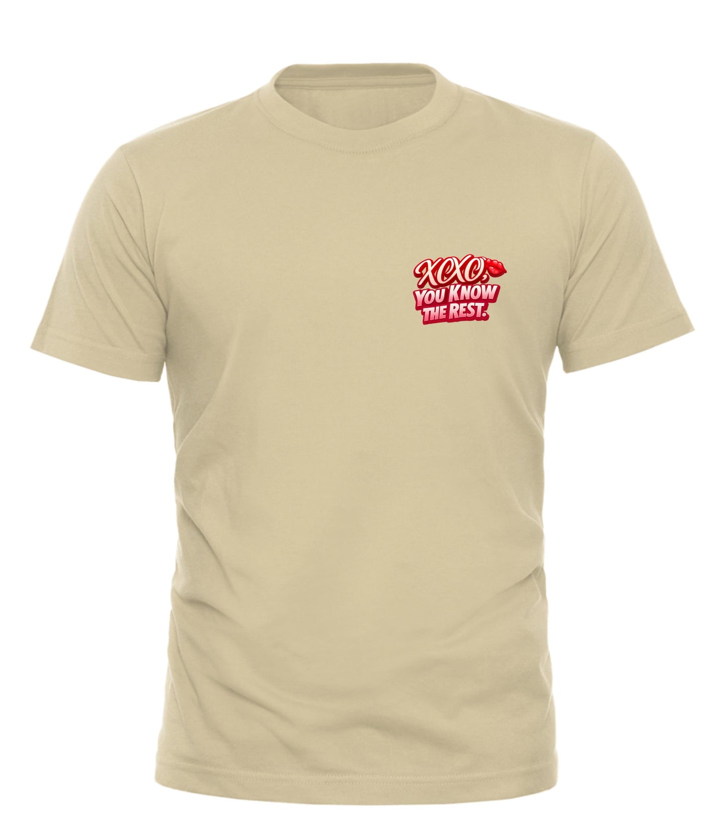 XOXO Flirty Graphic Tee Unisex T-Shirt for a Playful Look - Good Trouble Fashion