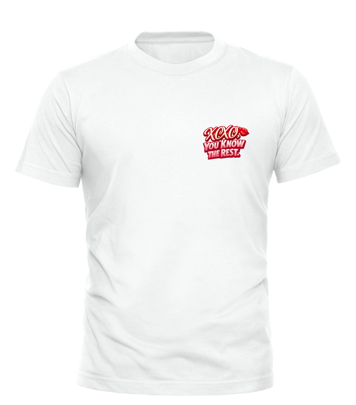 XOXO Flirty Graphic Tee Unisex T-Shirt for a Playful Look - Good Trouble Fashion