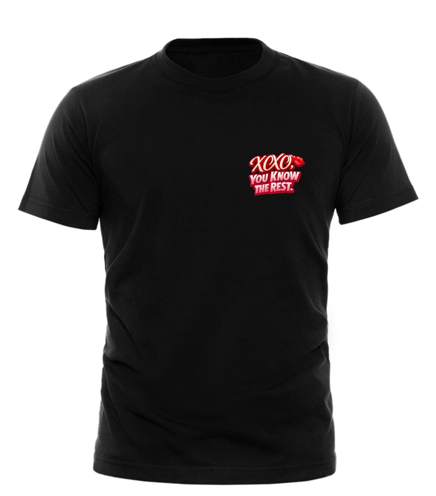 XOXO Flirty Graphic Tee Unisex T-Shirt for a Playful Look - Good Trouble Fashion