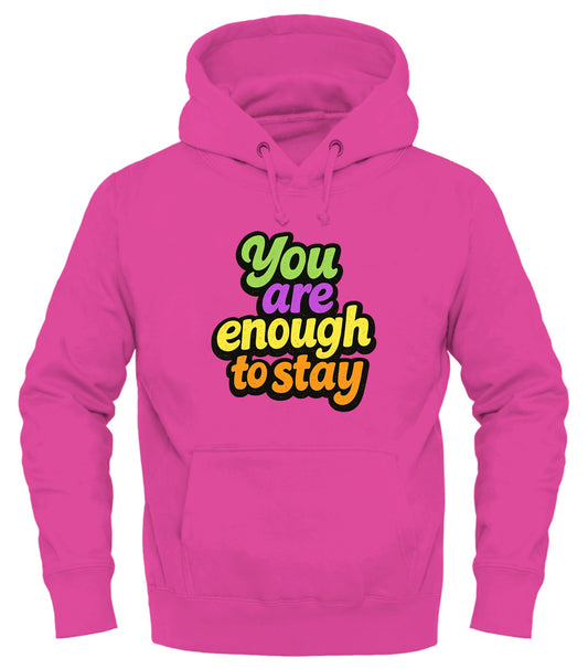 You Are Enough Hoodie - Empowering Comfort and Style - Good Trouble Fashion